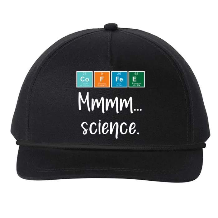 COFFEE Mmmm... Science Snapback Five-Panel Rope Hat