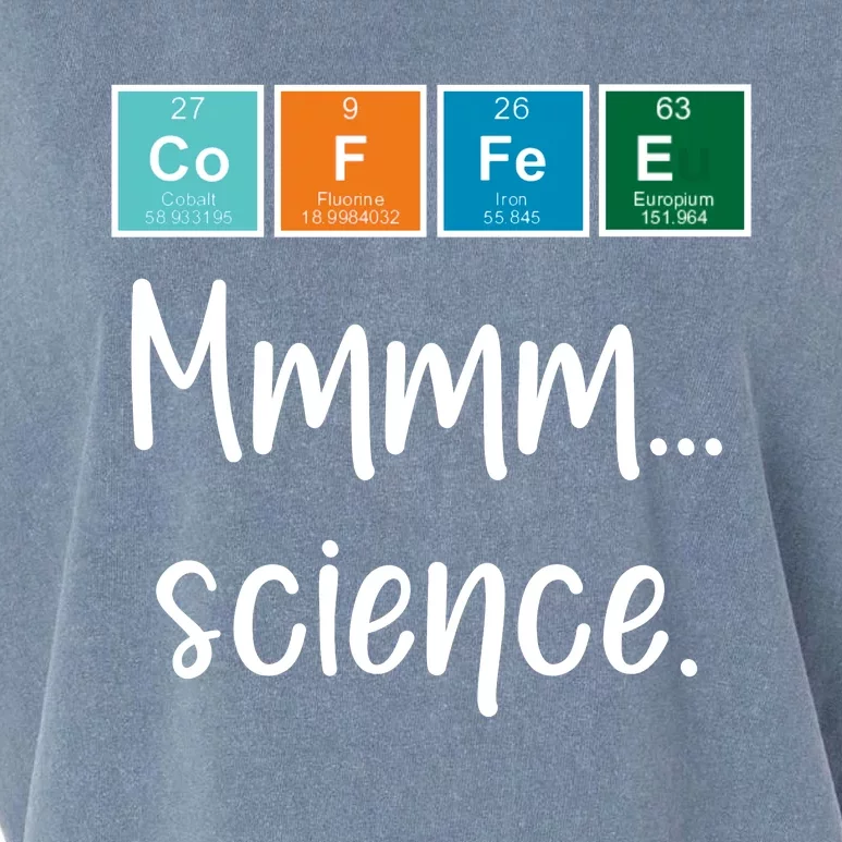 COFFEE Mmmm... Science Garment-Dyed Women's Muscle Tee