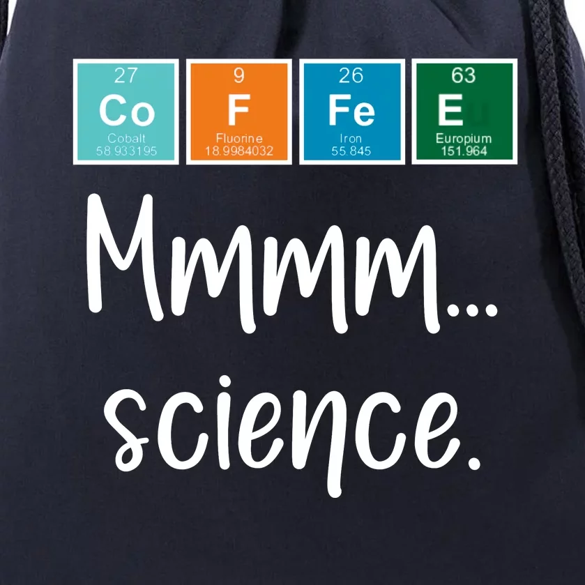 COFFEE Mmmm... Science Drawstring Bag