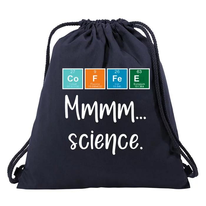 COFFEE Mmmm... Science Drawstring Bag