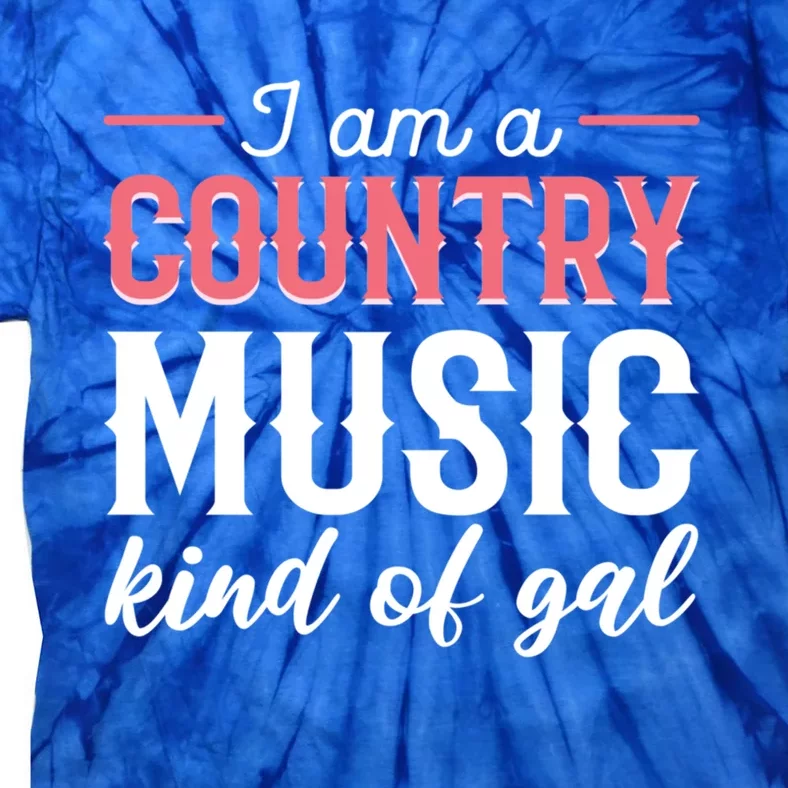 Country Music Singer Or Musician Gift Tie-Dye T-Shirt