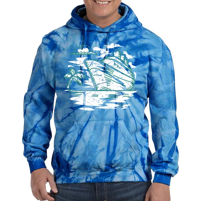 Couple Matching Summer Vacation Cruise Ship Trip Gift Tie Dye Hoodie