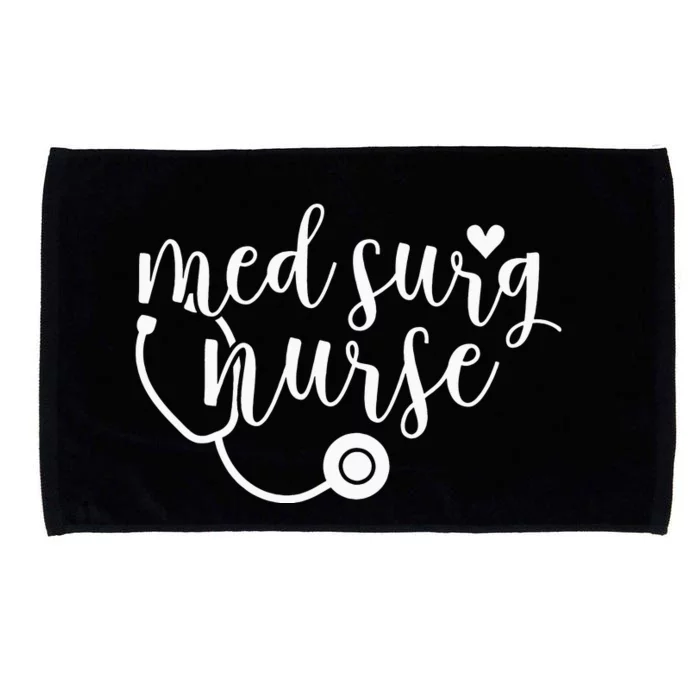 Cute Med Surg Nurse Design Medical Surgical Nurse RN Microfiber Hand Towel