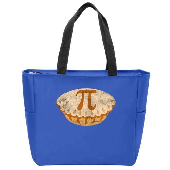 Cool Math Symbol Apple Pie Pi Day Design Meaningful Gift Zip Tote Bag