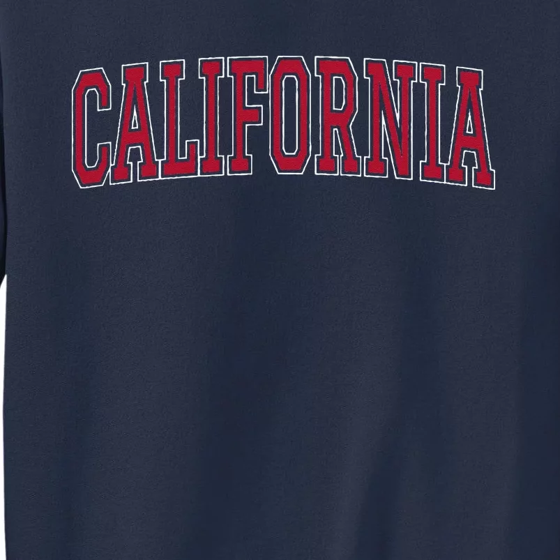 California Missouri Souvenir Varsity Style Red Text Sweatshirt