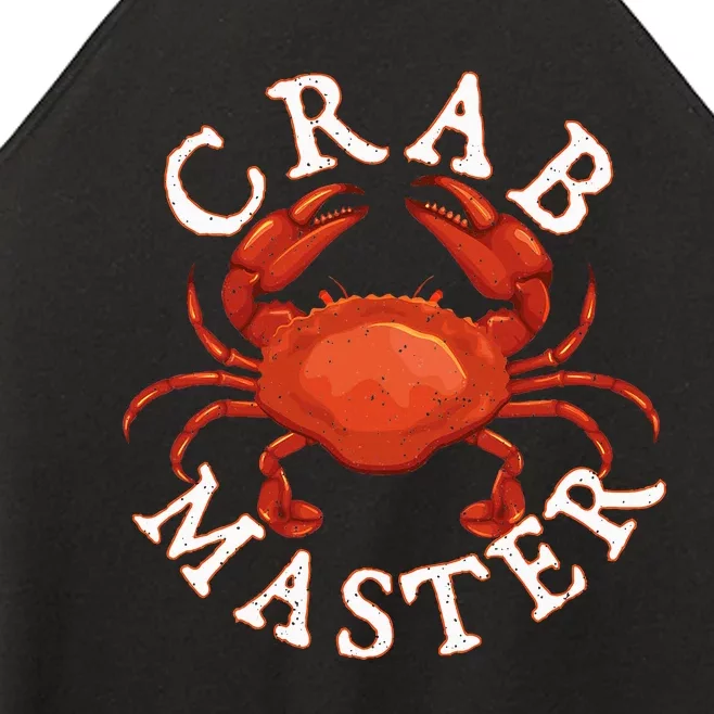 Crab Master Seafood Crustacean Sea Lover Hunting Crabbing Women’s Perfect Tri Rocker Tank