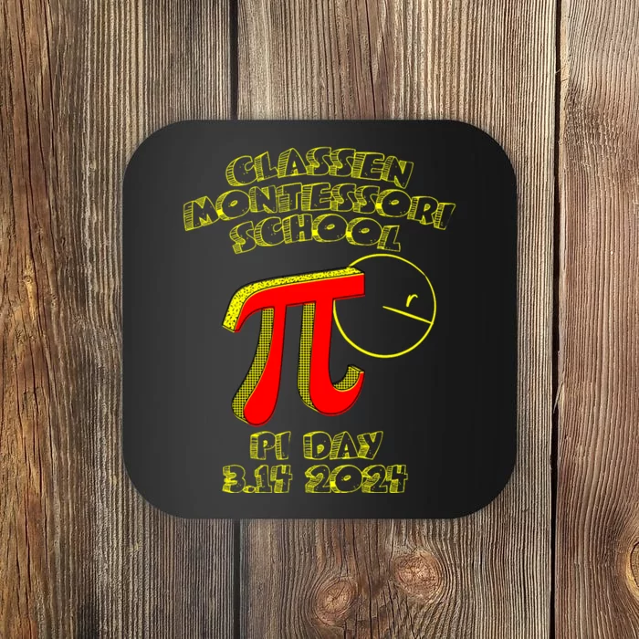 Classen Montessori School Pi Day 2024 Coaster