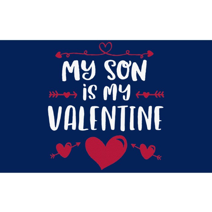 Cute My Son Is My Valentine Mom Dad Cute Valentines Day Bumper Sticker