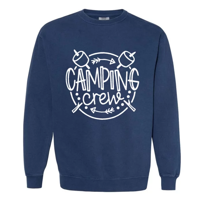 Camping Matching S For Family Camper Group Camping Crew Garment-Dyed Sweatshirt