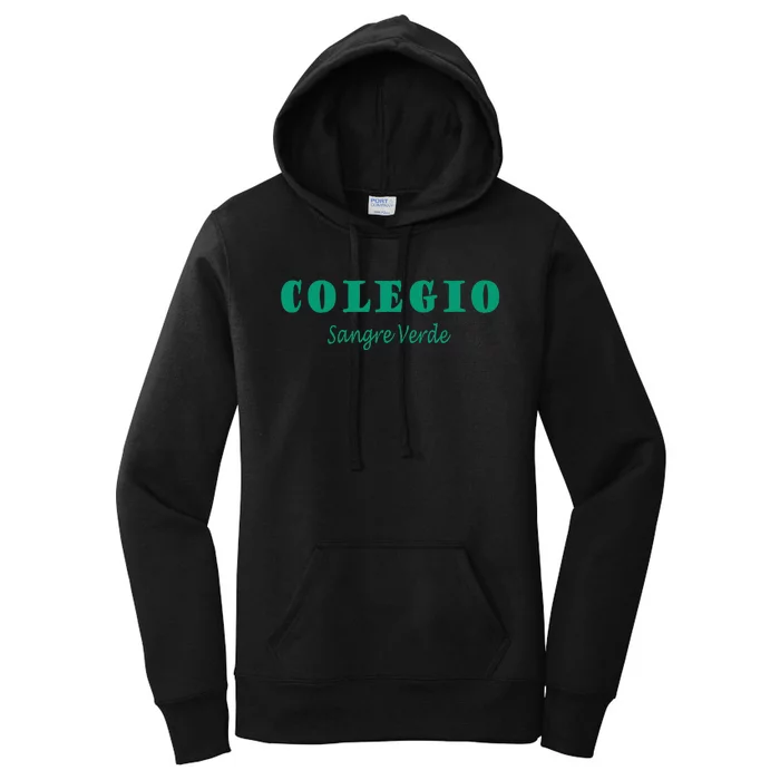 Colegial Mayaguez Sangre Verde Colegio Women's Pullover Hoodie