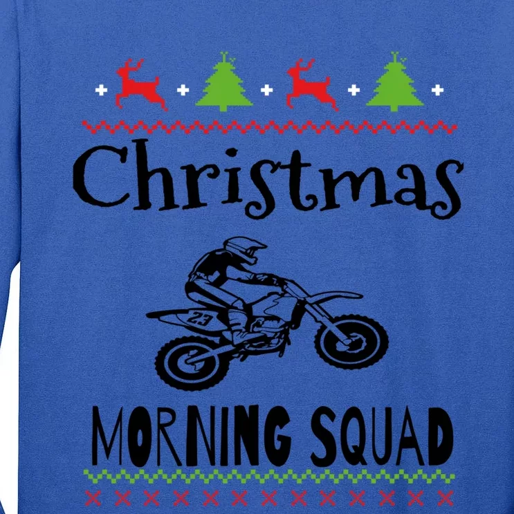 Christmas Morning Squad Offroading Gift Tall Long Sleeve T-Shirt