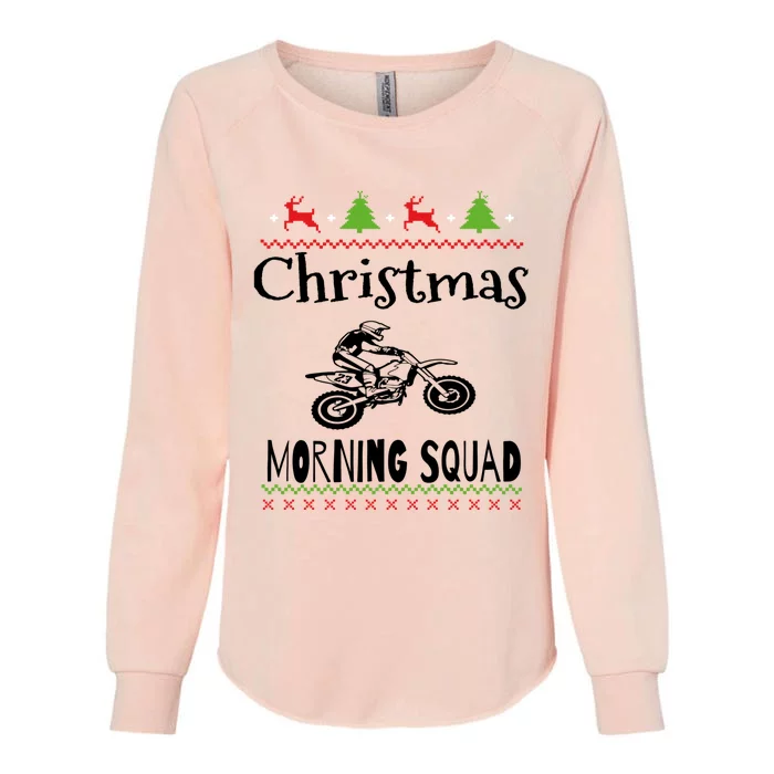 Christmas Morning Squad Offroading Gift Womens California Wash Sweatshirt