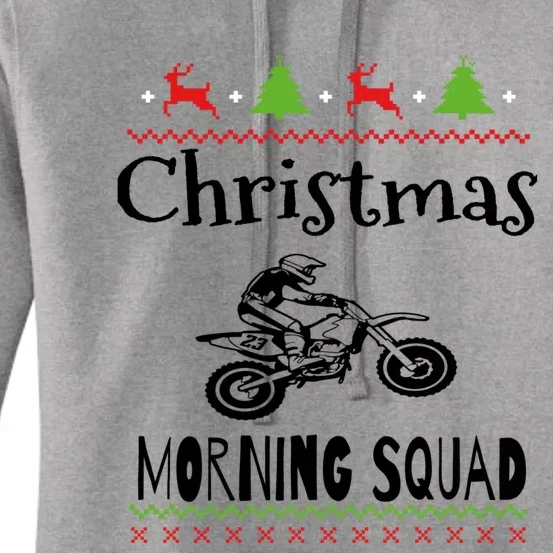 Christmas Morning Squad Offroading Gift Women's Pullover Hoodie