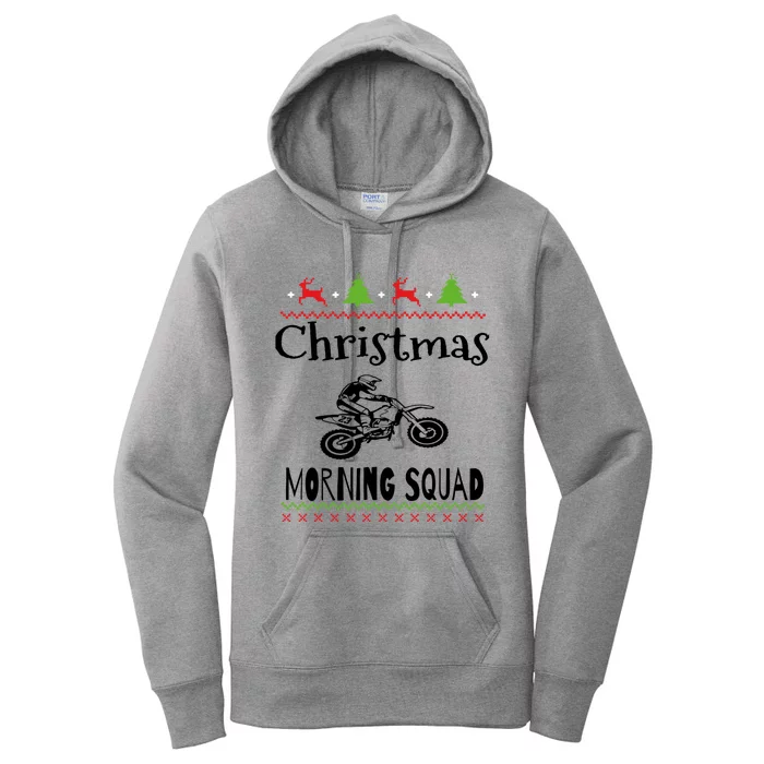 Christmas Morning Squad Offroading Gift Women's Pullover Hoodie