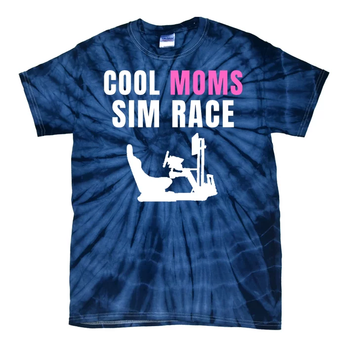 Cool Moms Sim Race Car Racing Sim Gaming Esport Sim Racer Sim Racing Cockpit Tie-Dye T-Shirt