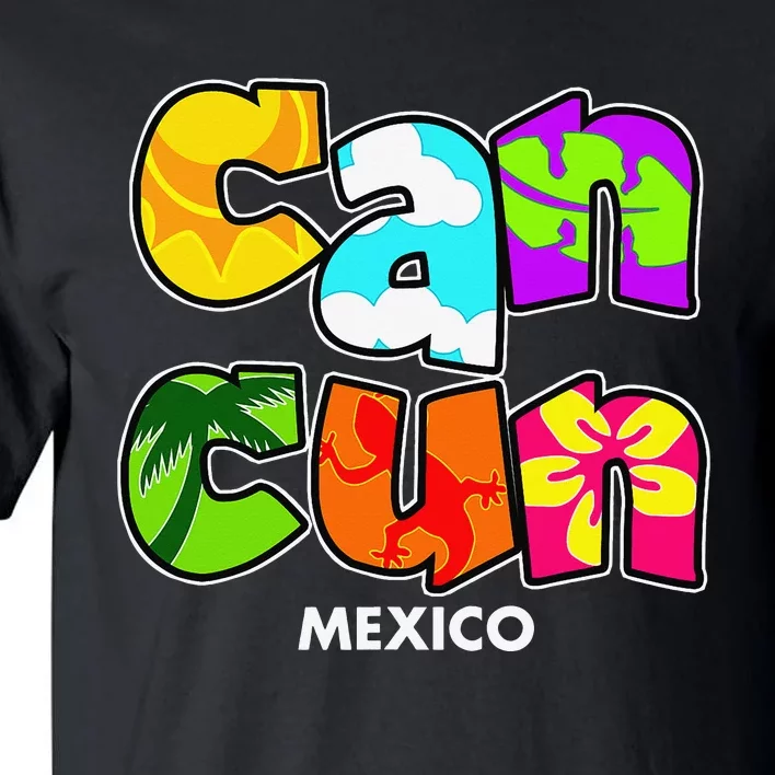 Cancun Mexico Souvenir Gift Spring Break Summer Vacation Tall T-Shirt