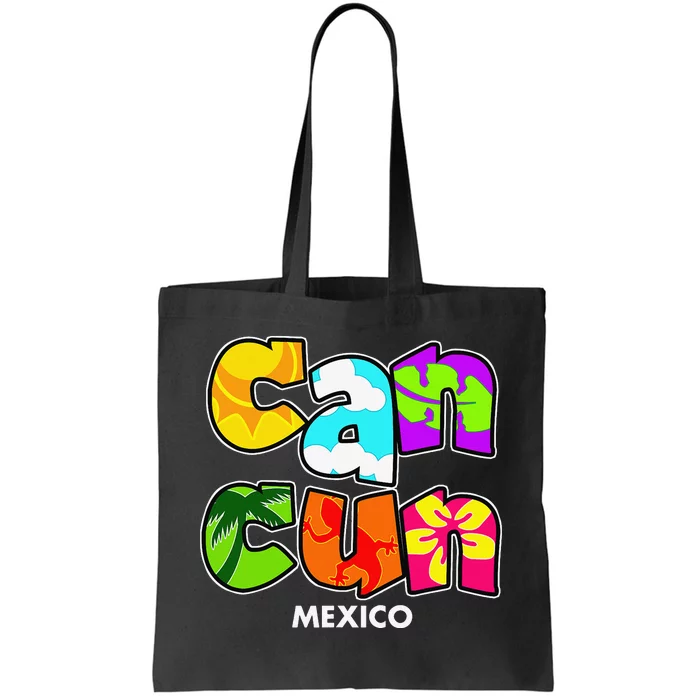 Cancun Mexico Souvenir Gift Spring Break Summer Vacation Tote Bag