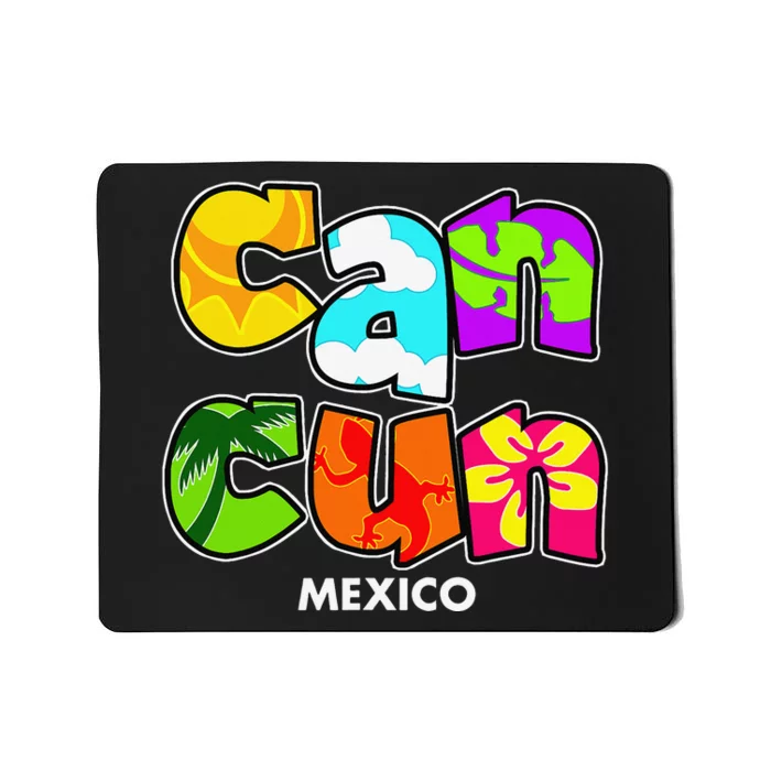 Cancun Mexico Souvenir Gift Spring Break Summer Vacation Mousepad