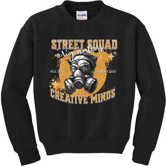 Creative Minds Street Defined: Join The Squad Kids Sweatshirt