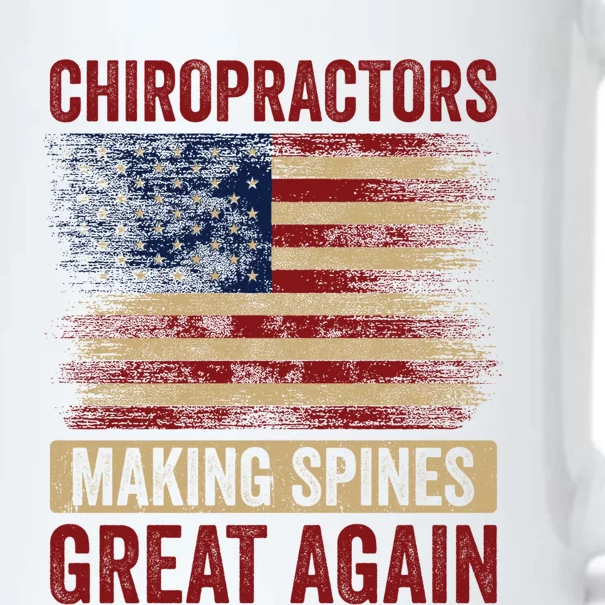 Chiropractors Making Spines Great Again Funny Chiro Humor Gift Black Color Changing Mug