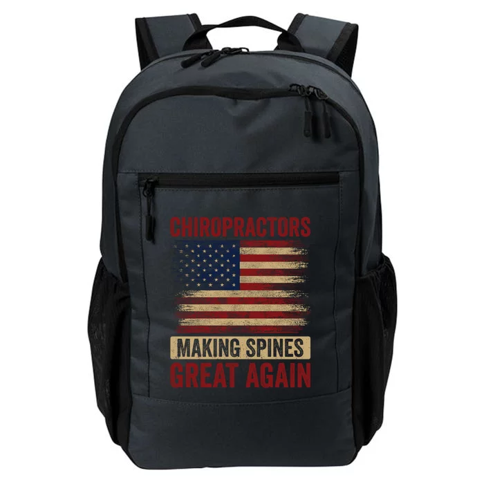 Chiropractors Making Spines Great Again Funny Chiro Humor Gift Daily Commute Backpack