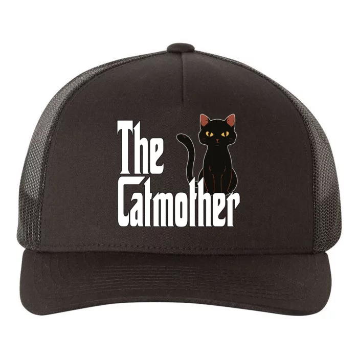 Cat Mother The Catmother Crazy Cat Mom Mama Yupoong Adult 5-Panel Trucker Hat