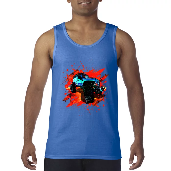 Cool Monster Truck Racing Gift Tank Top