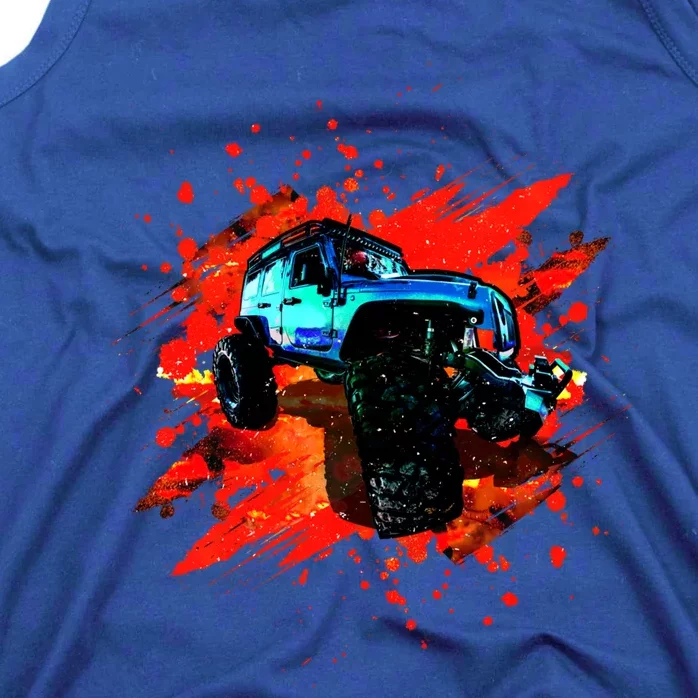 Cool Monster Truck Racing Gift Tank Top