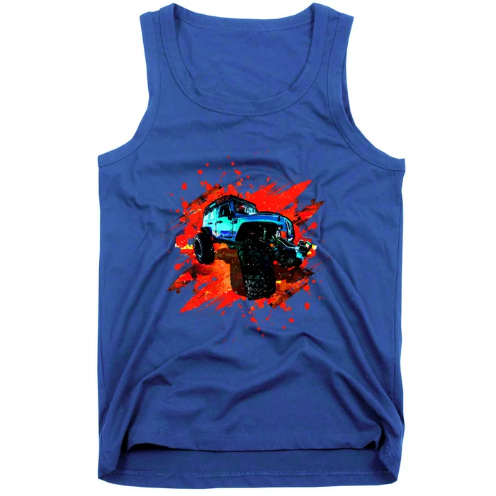 Cool Monster Truck Racing Gift Tank Top