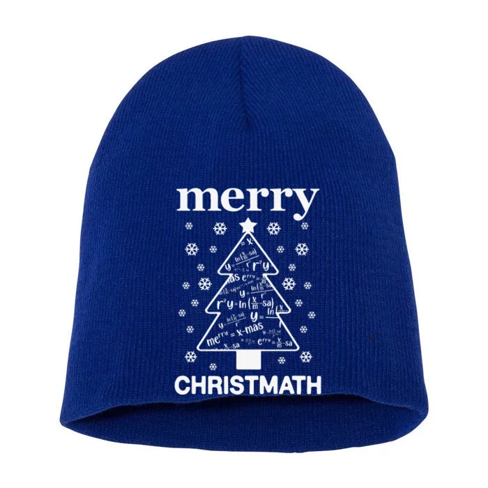 Christmas Math Teaching Xmas Math Teacher Math Christmas Short Acrylic Beanie