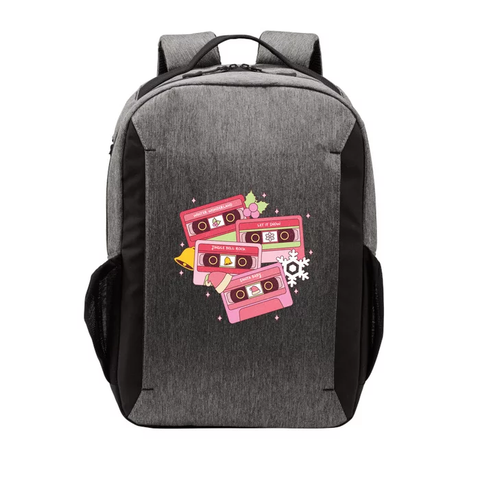 Christmas Music Track List Holiday Vector Backpack