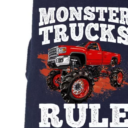 Cool Monster Truck For Trucks Mud Truck Driver Doggie 3-End Fleece Hoodie