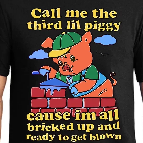 Call Me The Third Lil Piggy Pajama Set