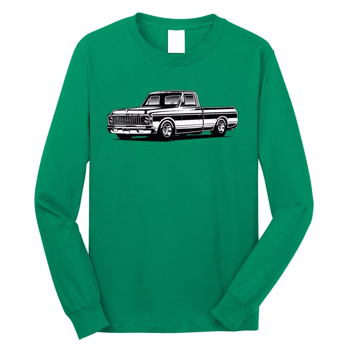 C10 Mini Truck Lowrider Slammed Long Sleeve Shirt