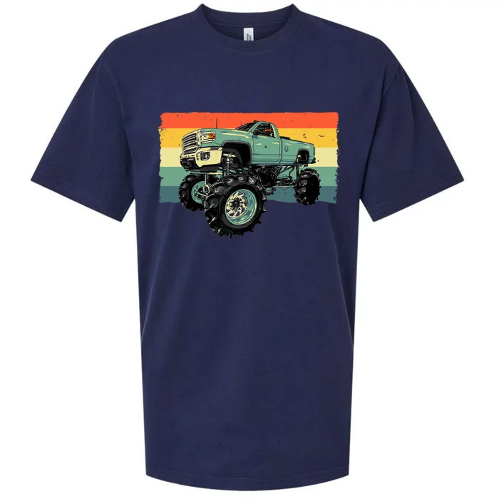 Cool Monster Truck Big Monster Trucks Sueded Cloud Jersey T-Shirt