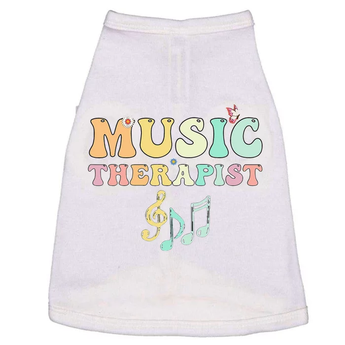 Cute Music Therapist Appreciation Music Therapy Doggie Tank