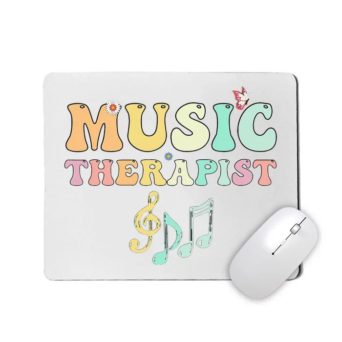 Cute Music Therapist Appreciation Music Therapy Mousepad