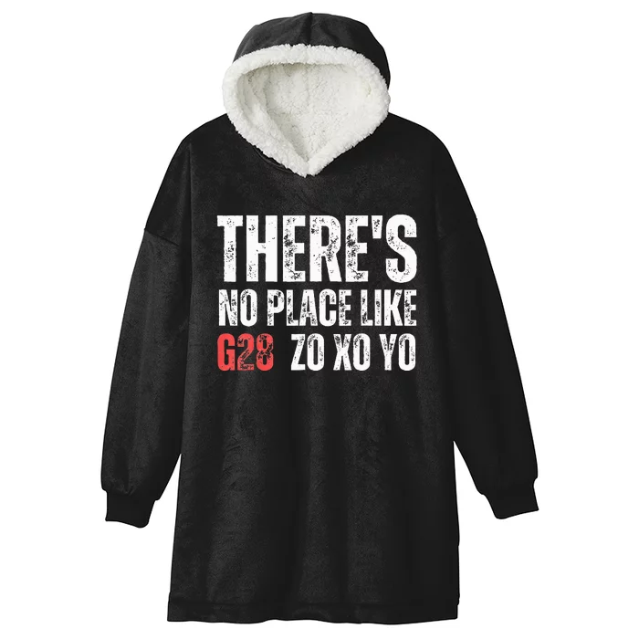 CNC Machinist There's No Place Like G28 Z0 X0 Y0 Hooded Wearable Blanket