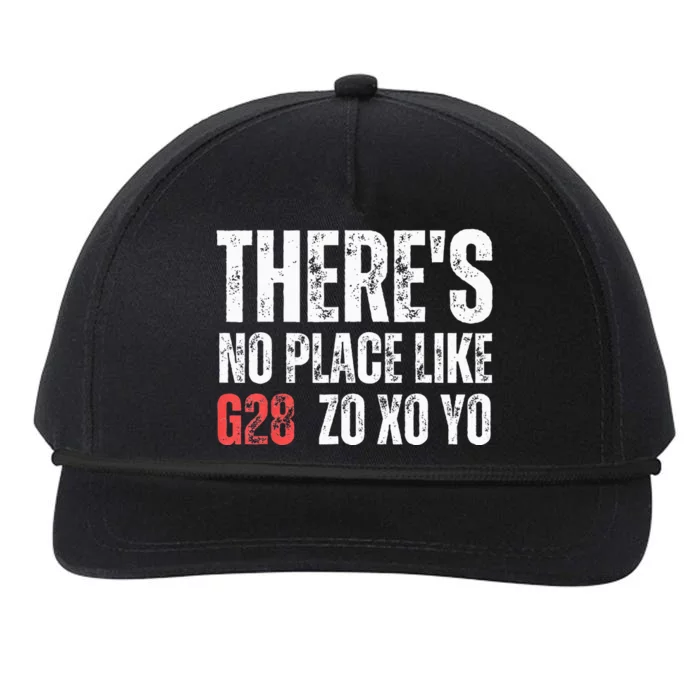 CNC Machinist There's No Place Like G28 Z0 X0 Y0 Snapback Five-Panel Rope Hat