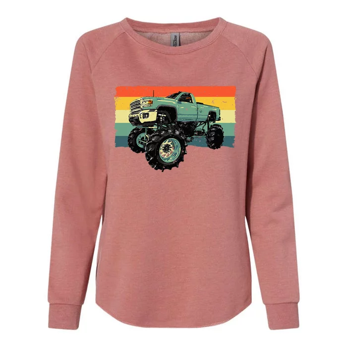 Cool Monster Truck Big Monster Trucks Womens California Wash Sweatshirt