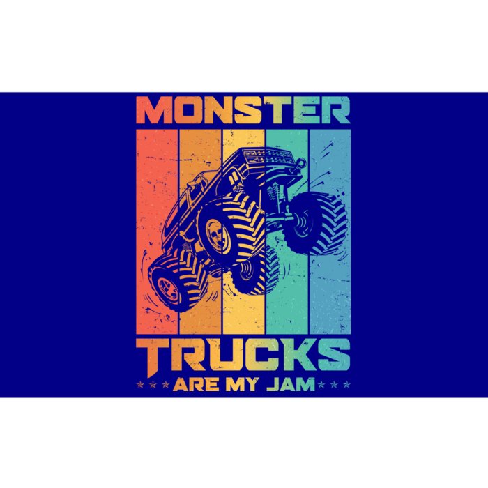 Cool Monster Trucks Are My Jam Bumper Sticker