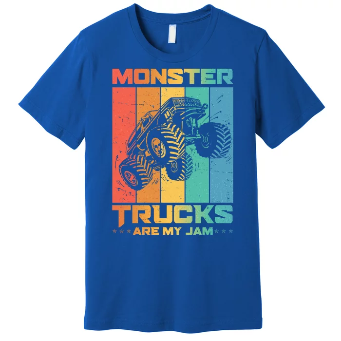 Cool Monster Trucks Are My Jam Premium T-Shirt