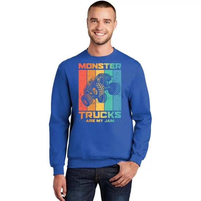 Cool Monster Trucks Are My Jam Tall Sweatshirt