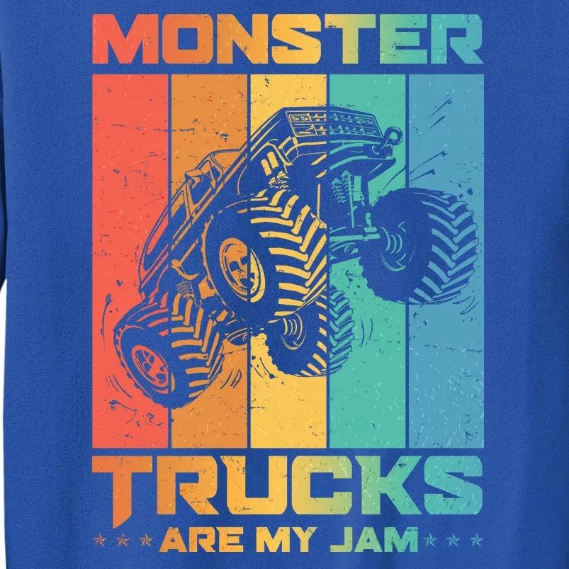 Cool Monster Trucks Are My Jam Tall Sweatshirt