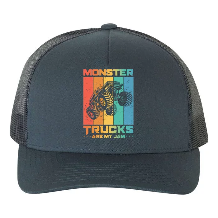 Cool Monster Trucks Are My Jam Yupoong Adult 5-Panel Trucker Hat