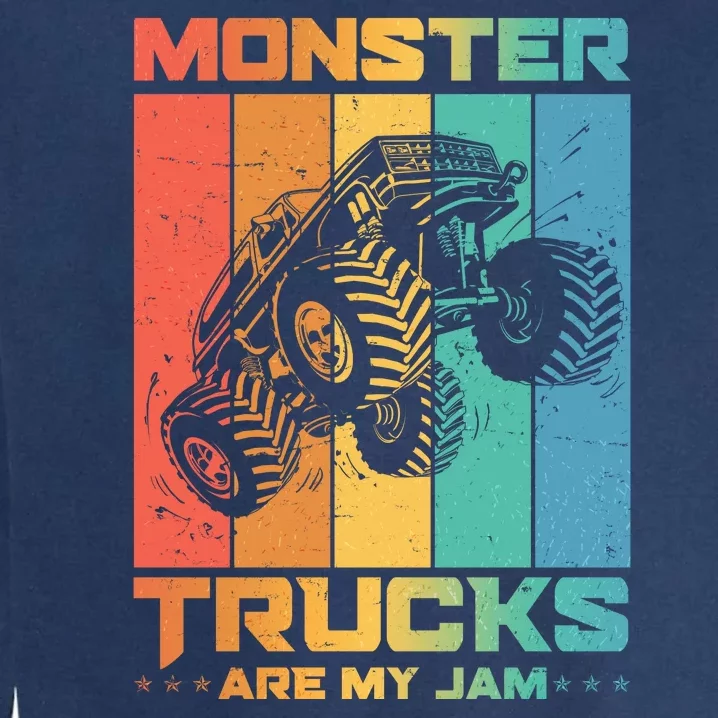 Cool Monster Trucks Are My Jam Garment-Dyed Sweatshirt