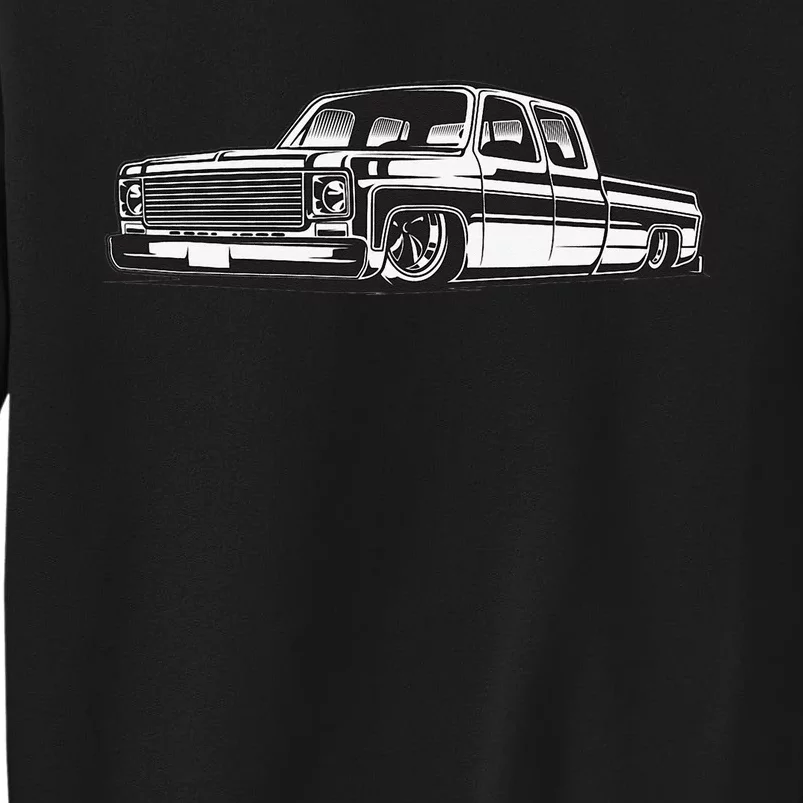 C10 Mini Truck Lowrider Slammed Tall Sweatshirt