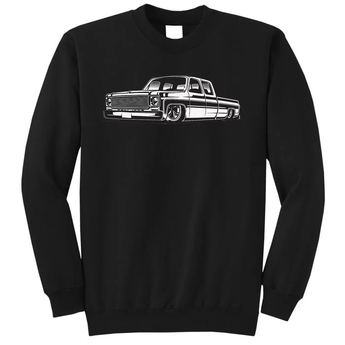 C10 Mini Truck Lowrider Slammed Tall Sweatshirt