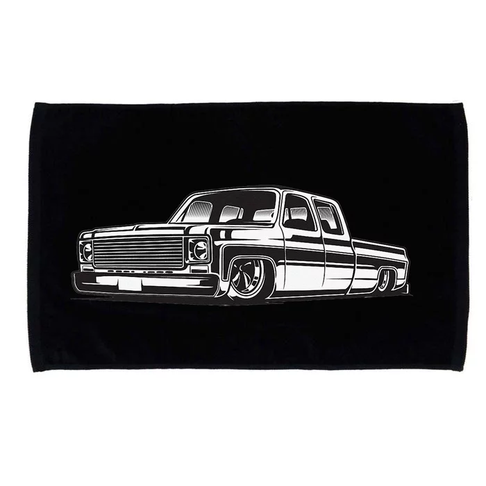 C10 Mini Truck Lowrider Slammed Microfiber Hand Towel