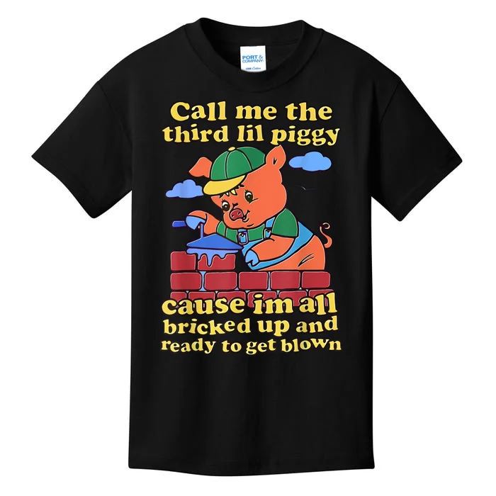 Call Me The Third Lil Piggy Kids T-Shirt